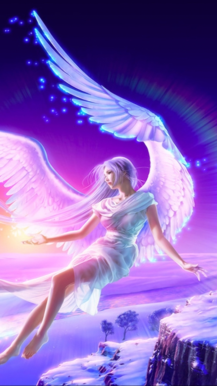 Fantasy Angel Wallpaper Iphone - HD Wallpaper 