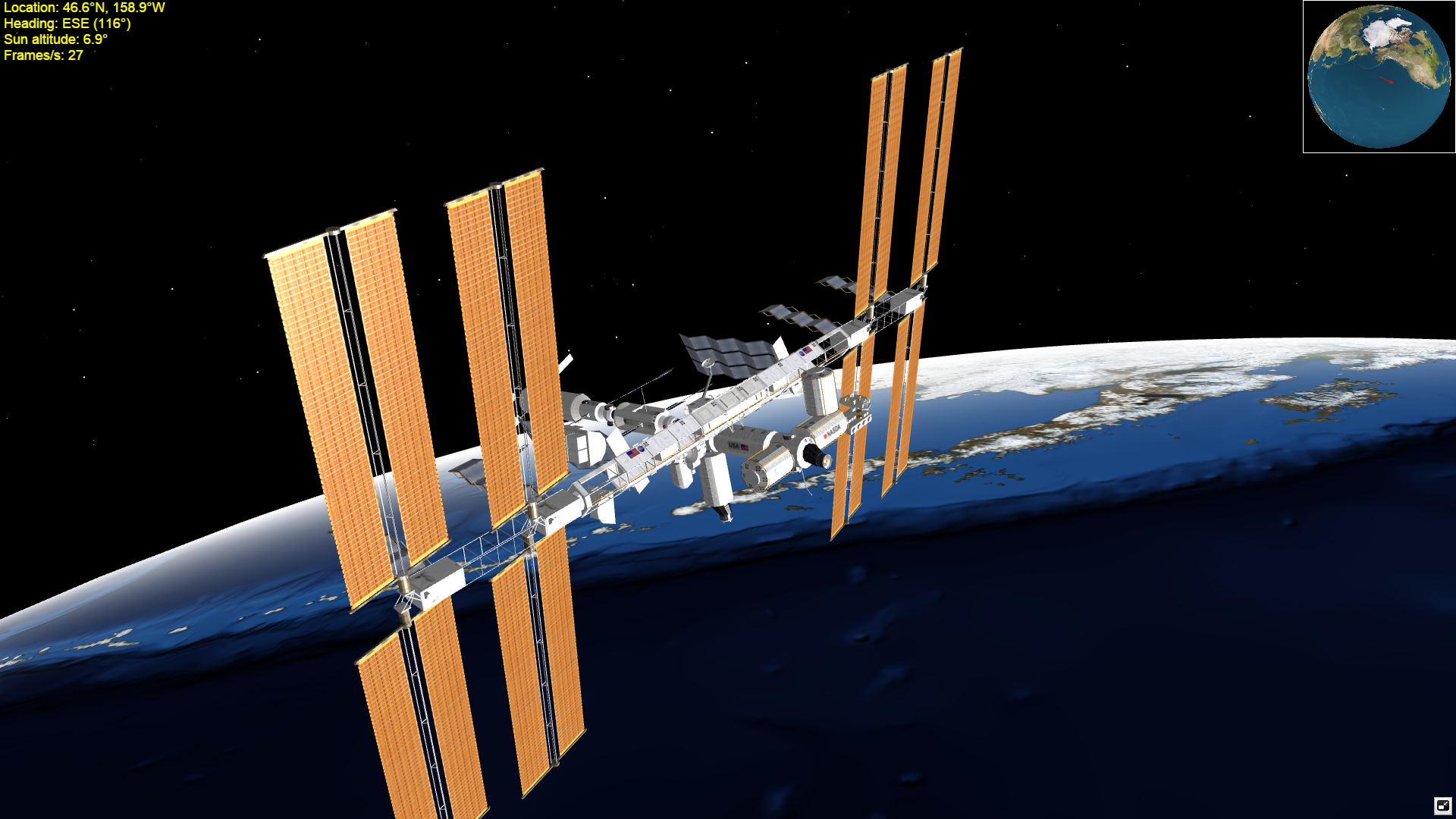 International Space Station 3d View - HD Wallpaper 