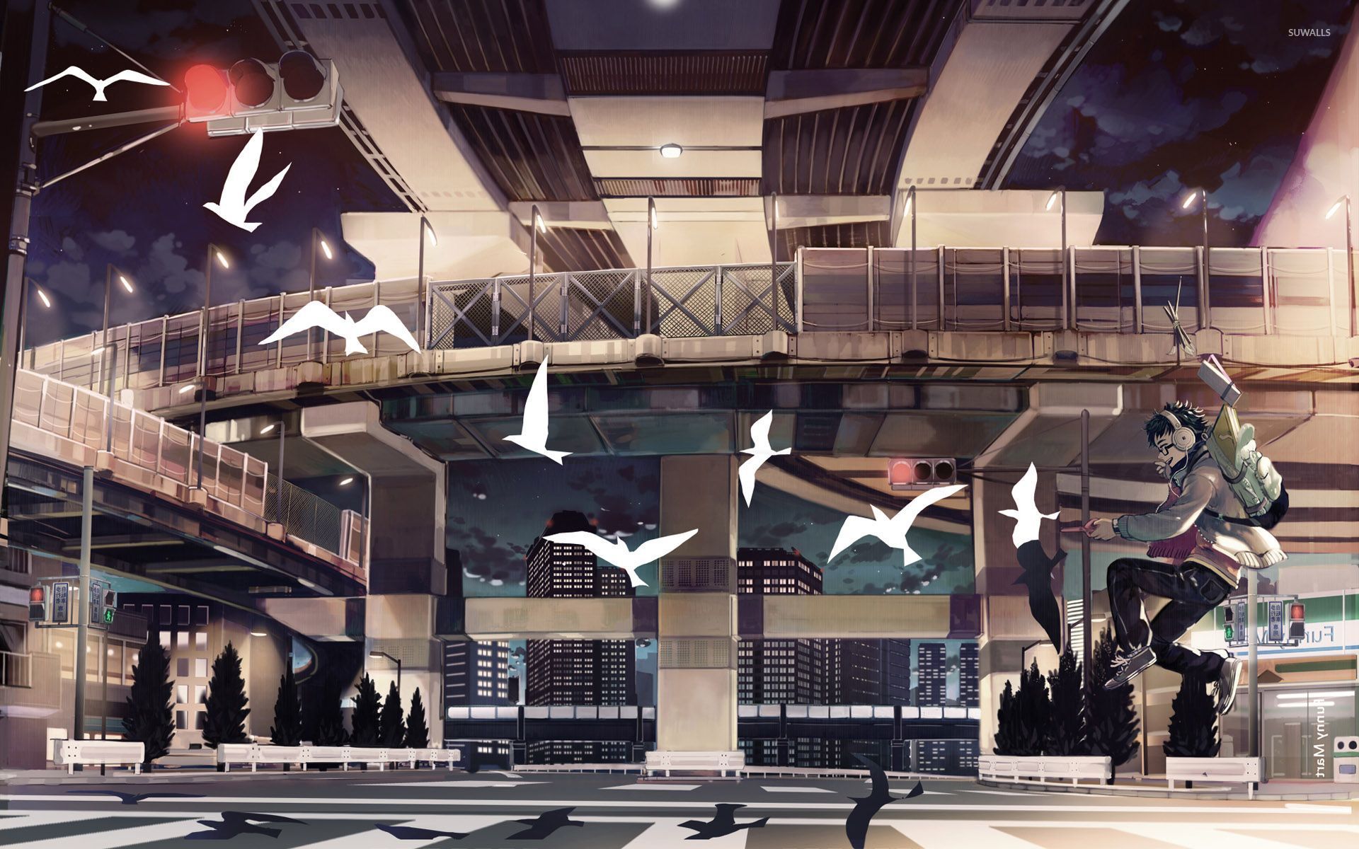 Listening To Music Anime - 1920x1200 Wallpaper Listening To Music Anime - 1920x1200 Wallpaper