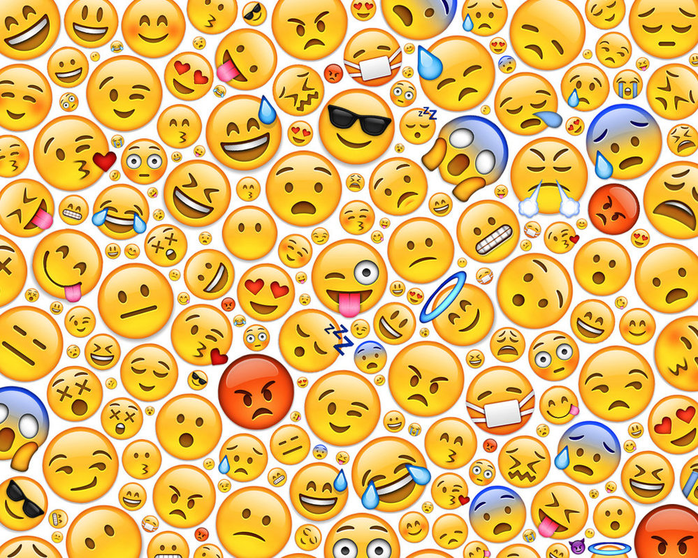 Emoji Wallpaper Landscape - HD Wallpaper 