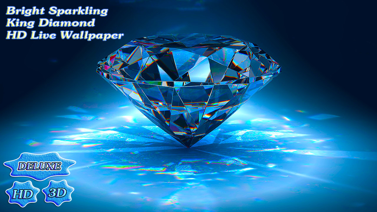 Bright Sparkling King Diamond 3d - Beautiful Wallpaper For Google - HD Wallpaper 
