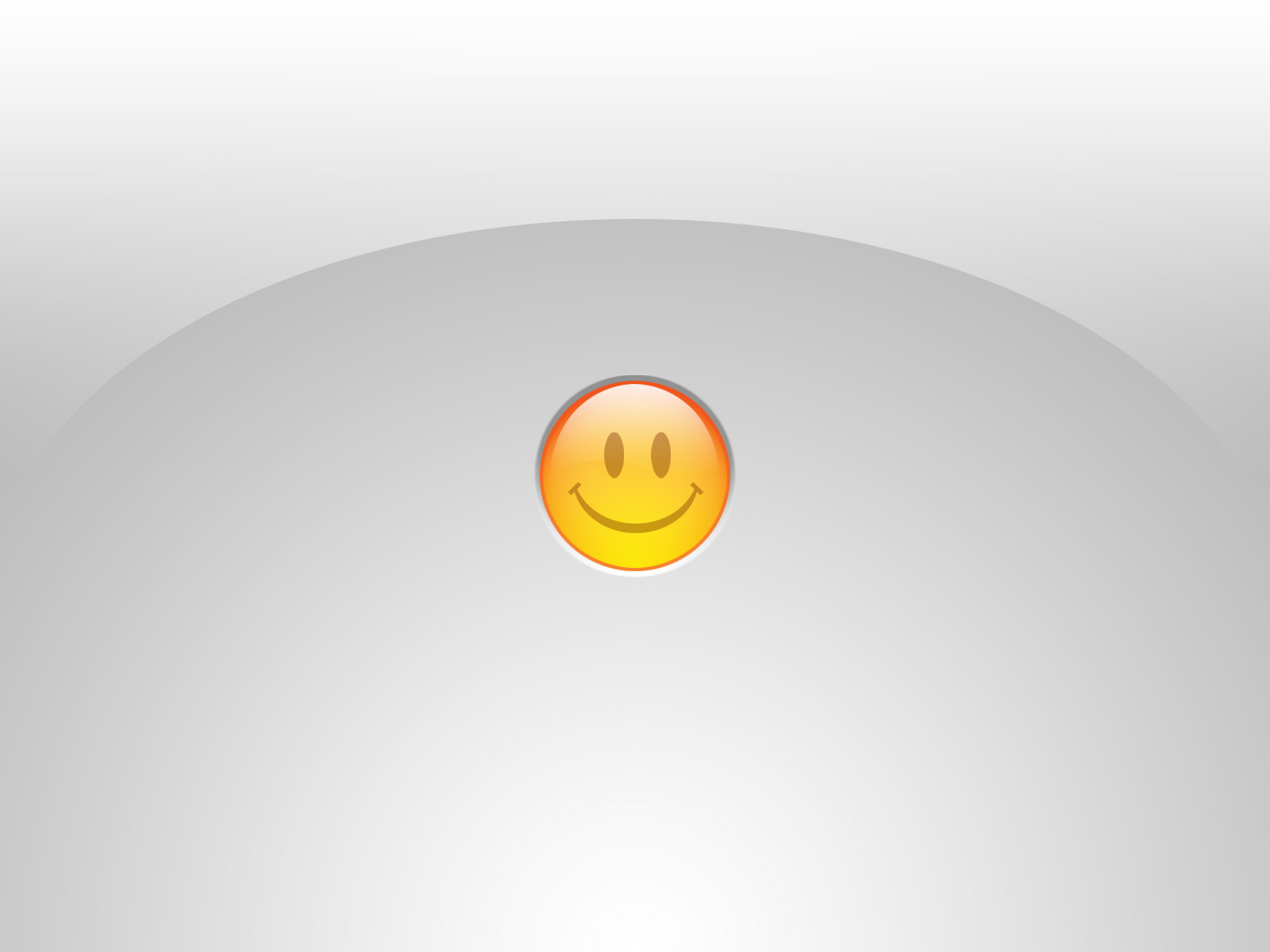 Smiley Face Grey Background - HD Wallpaper 