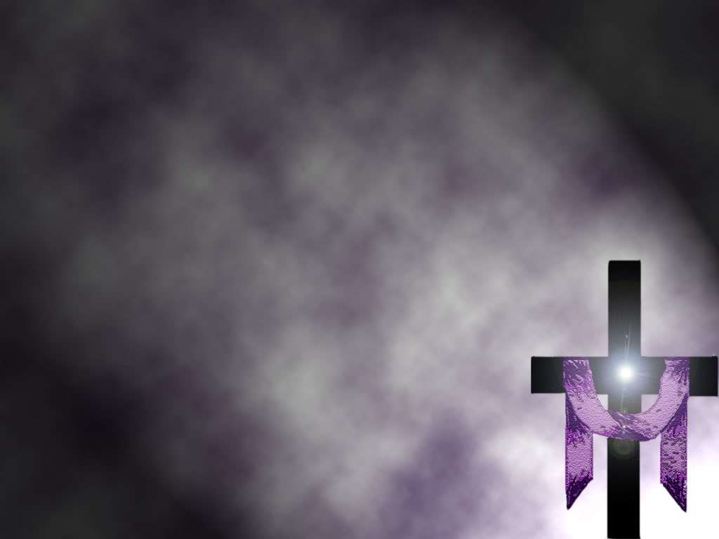Lenten Cross With Purple Background - Lent Background - 1024x768 Wallpaper  