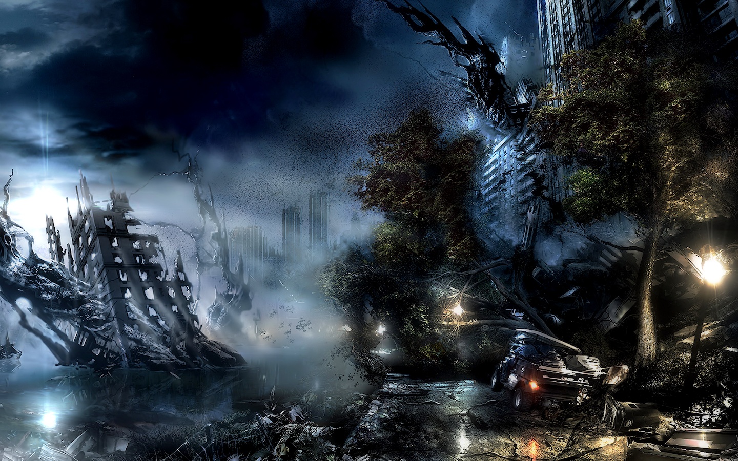 Dark Abstract Hd Free Millions Of Pictures 632956 Wallpaper - Alone In The Dark 5 - HD Wallpaper 