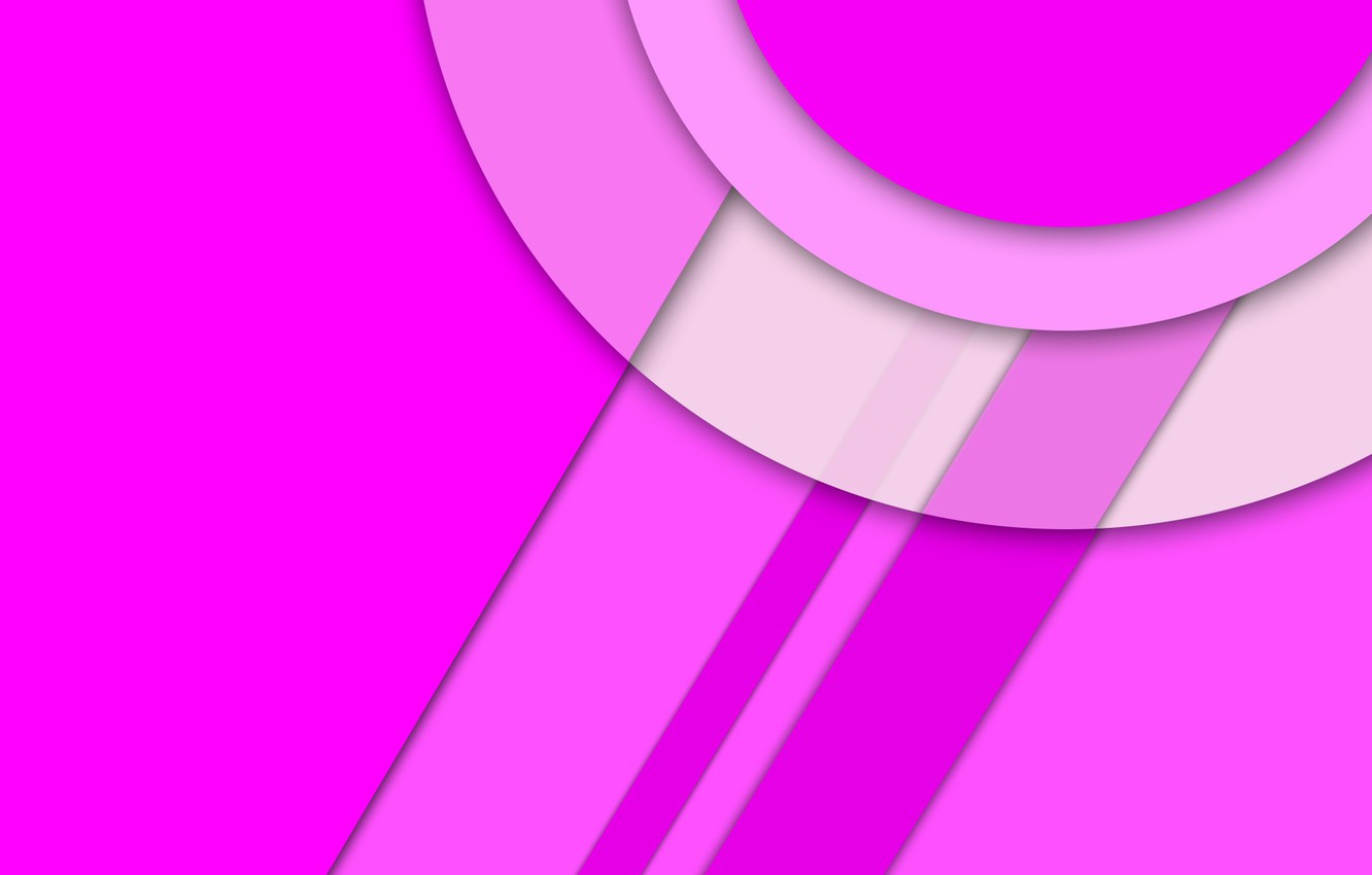 Photo Wallpaper White, Line, Circles, Pink, Android, - Circle - HD Wallpaper 