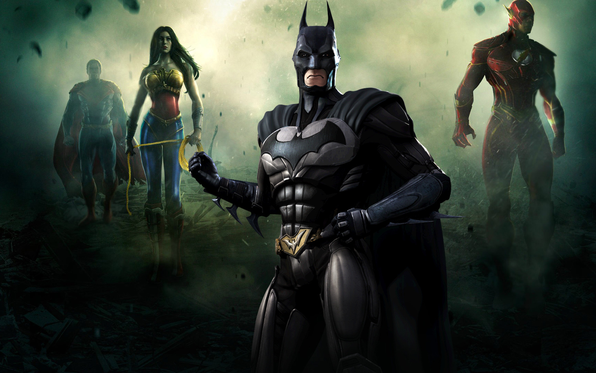 Wallpaper Of Injustice - Injustice Gods Among Us Artwork - HD Wallpaper 
