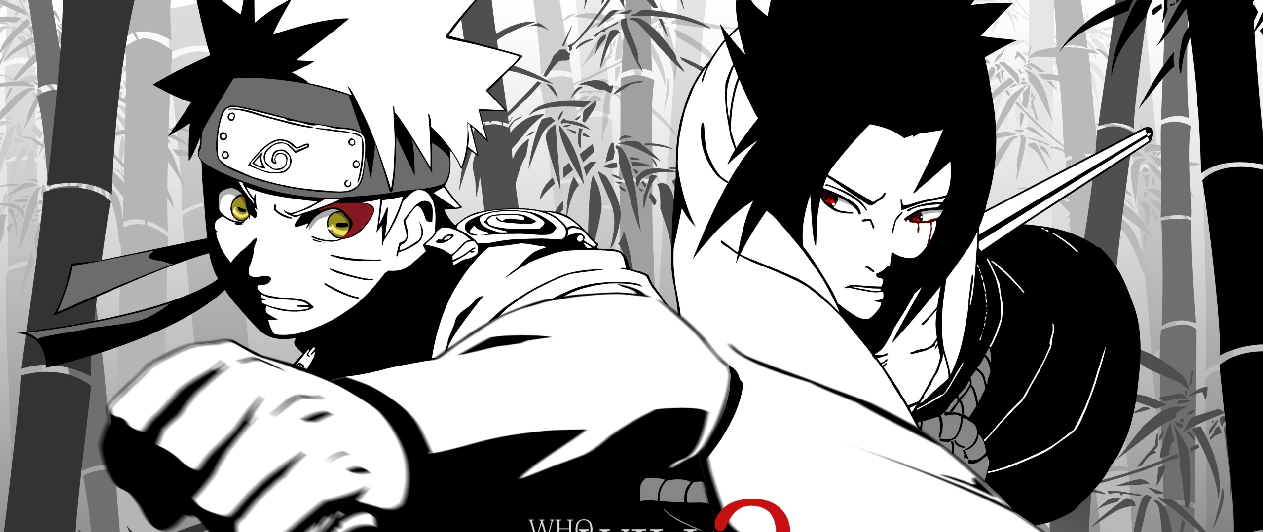 Wallpaper Anime, Naruto Vs Sasuke, Guys, Posture, Battle - Download Wallpaper  Laptop Naruto - 2560x1080 Wallpaper 