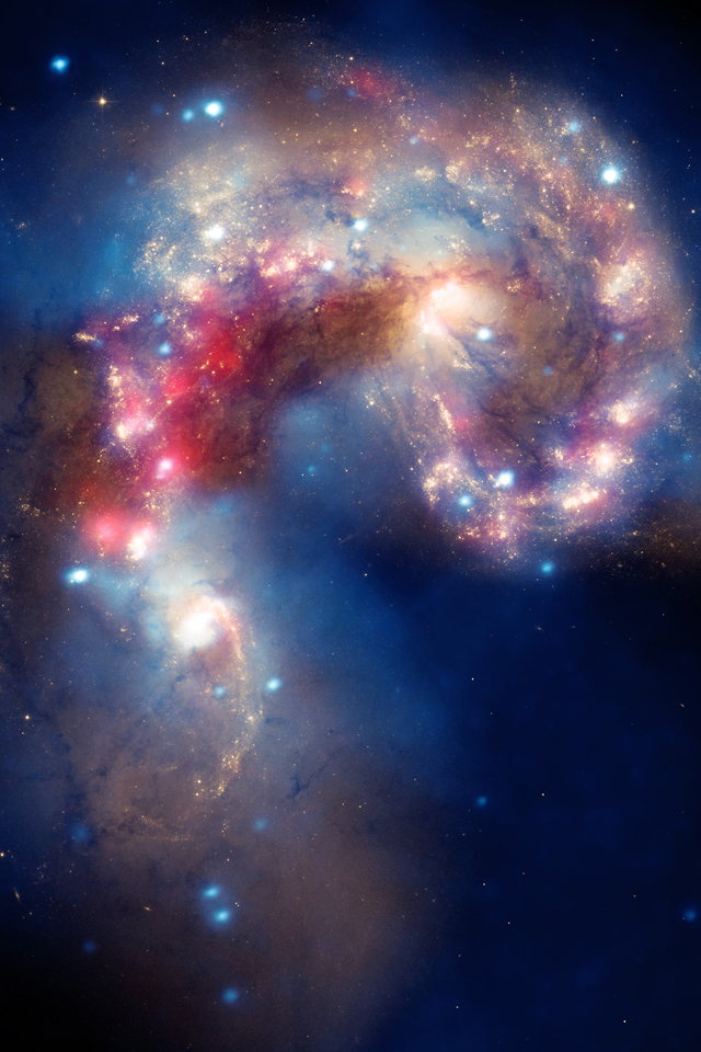 Galactic Spectacle Wallpaper - Hubble Telescope New Galaxies - HD Wallpaper 