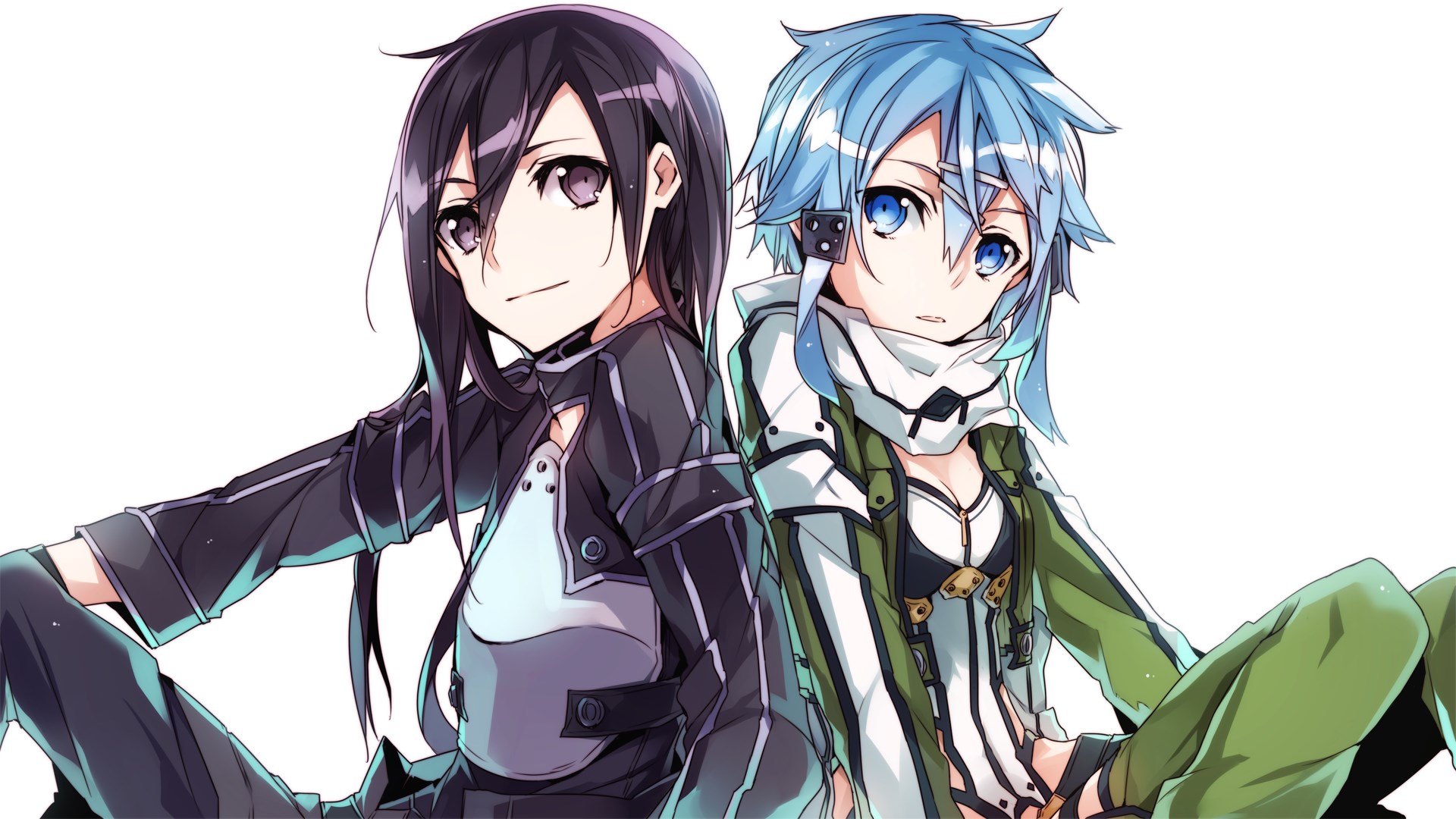 Ggo Kirito And Sinon - HD Wallpaper 
