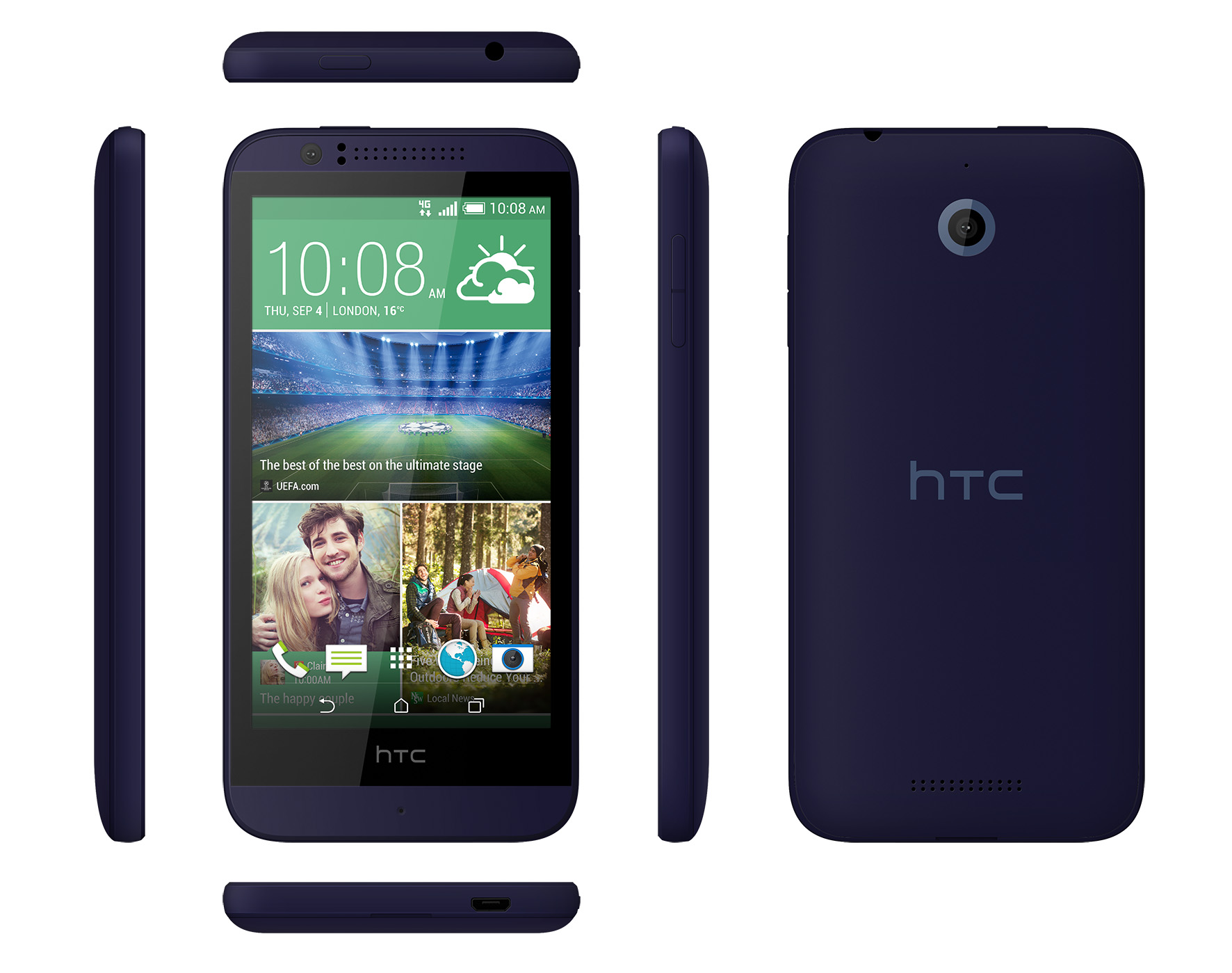 Htc Desire 510 Image - Htc Desire 510 Grey - HD Wallpaper 