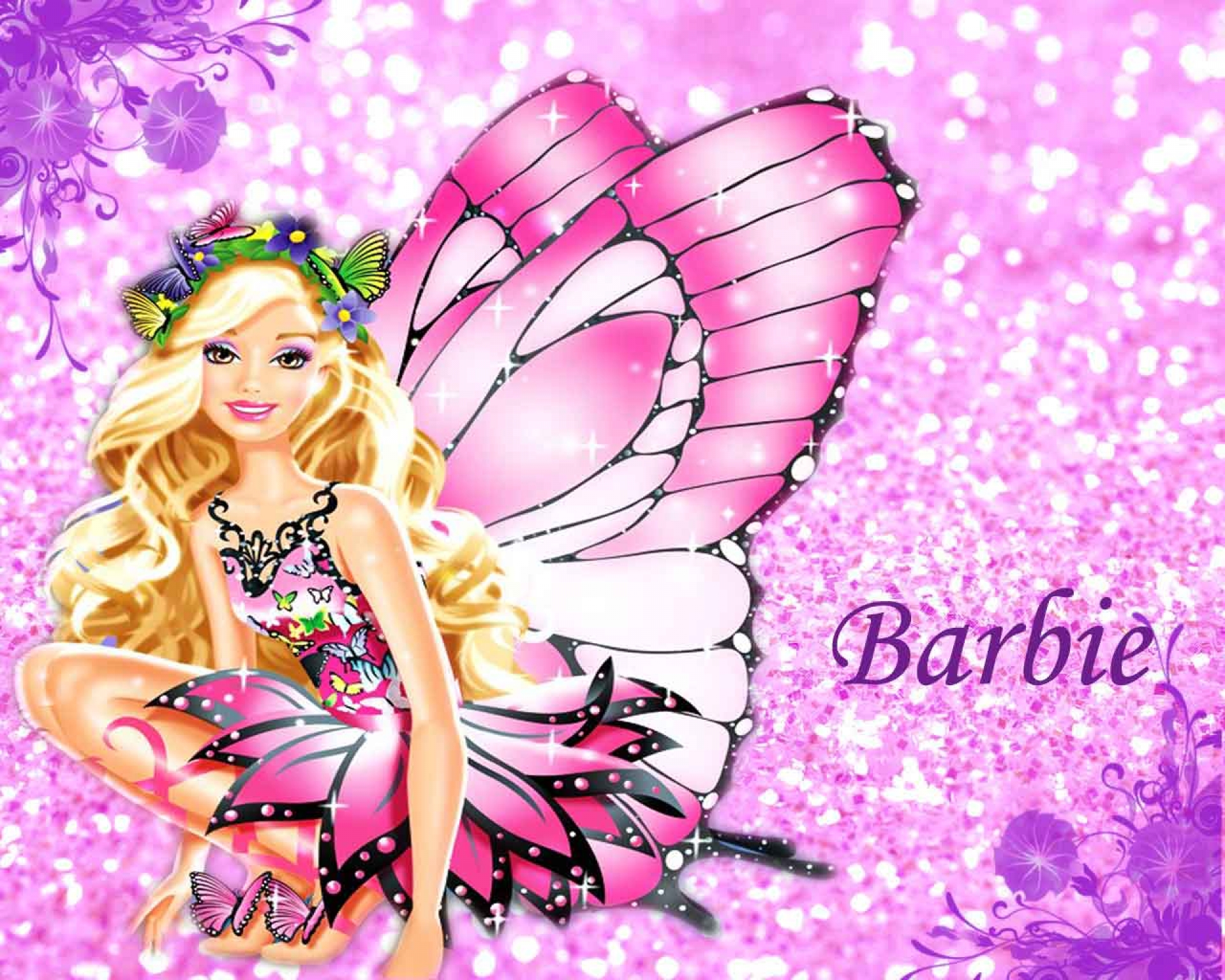 Cute Barbie Doll Wallpaper For Desktop Best - Barbie Background - HD Wallpaper 