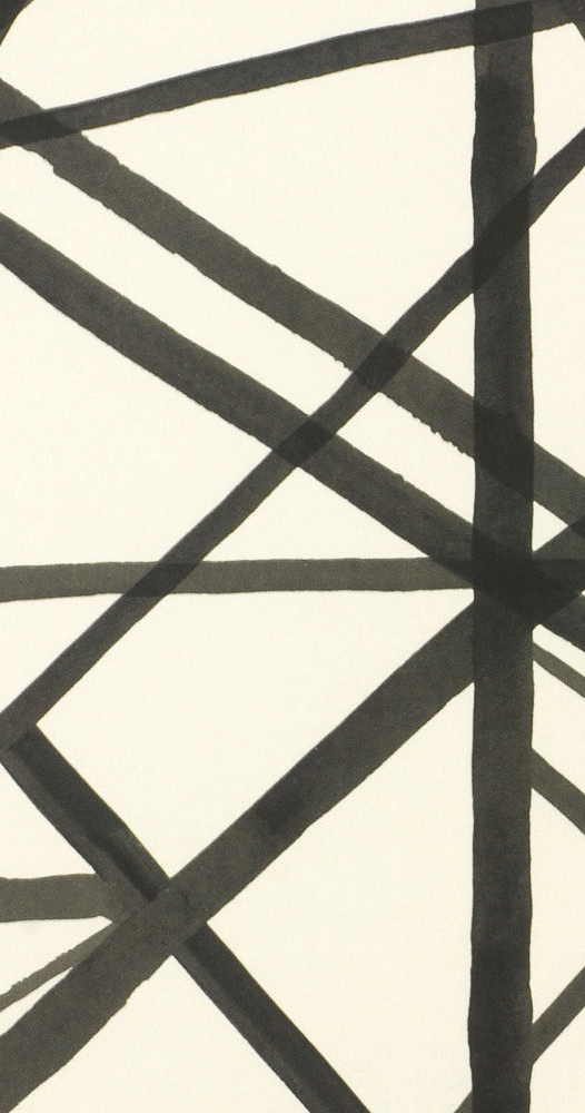 Kelly Wearstler Channels Wallpaper In Ebony Ivory - Kelly Wearstler Wallpaper Channels - HD Wallpaper 