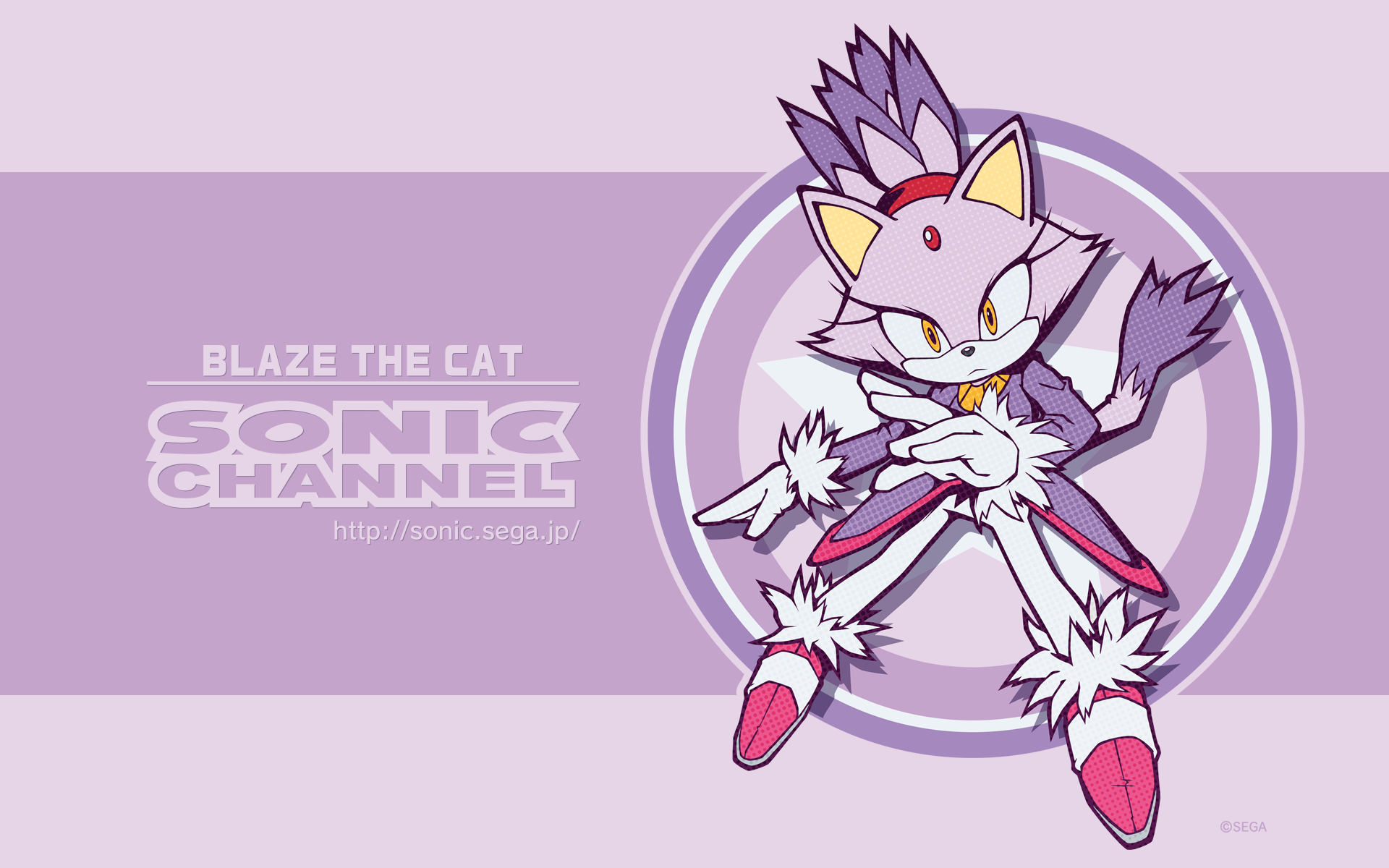 Blaze The Cat - Blaze The Cat Sonic Channel - HD Wallpaper 