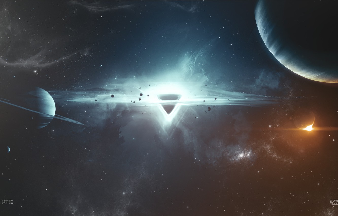 Photo Wallpaper Planet, Space, Star, Wallpaper, Space, - Outer Space - HD Wallpaper 