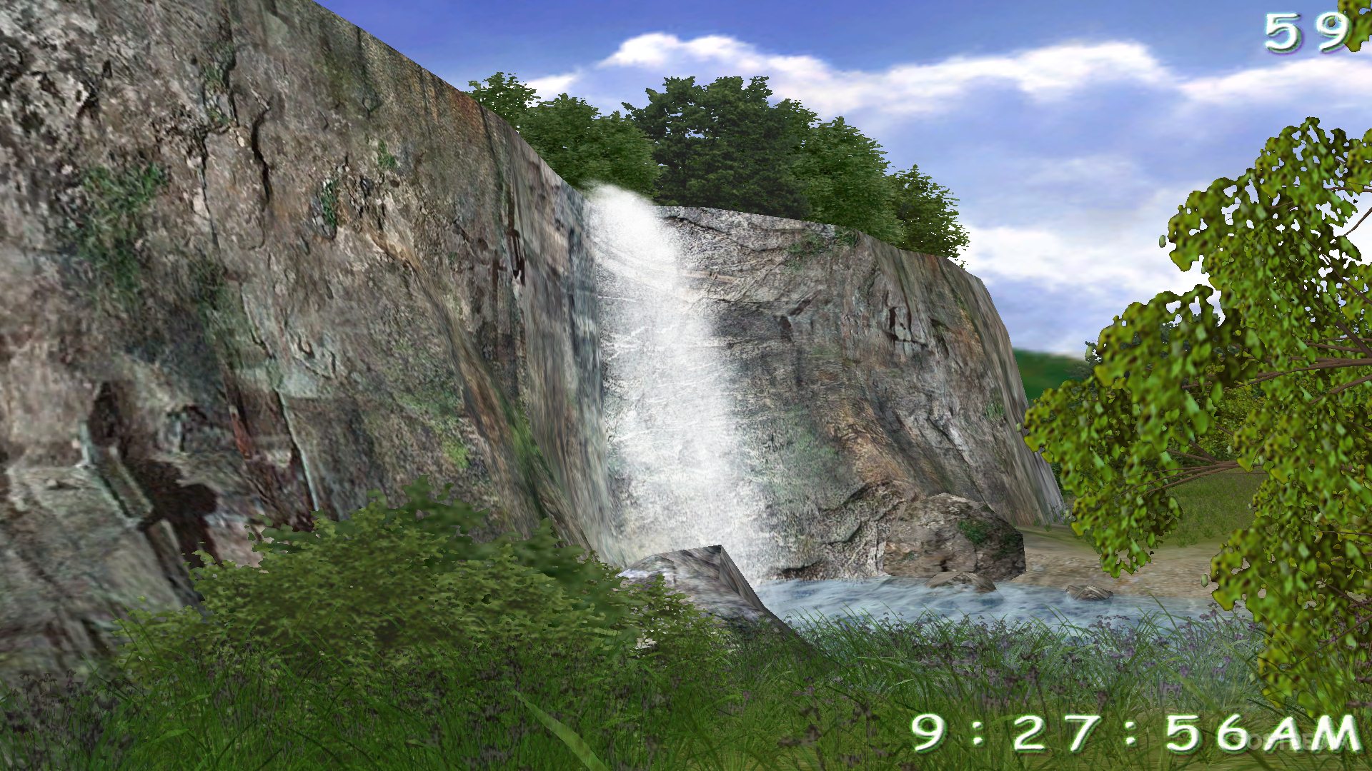 Live Waterfall Wallpaper Screensaver - 3d Waterfall Screensaver With Sound - HD Wallpaper 