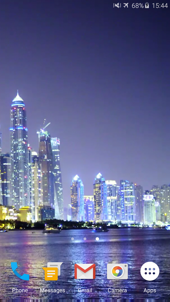 Video Live Wallpaper Pro Free - Dubai City At Night - 576x1024 Wallpaper -  