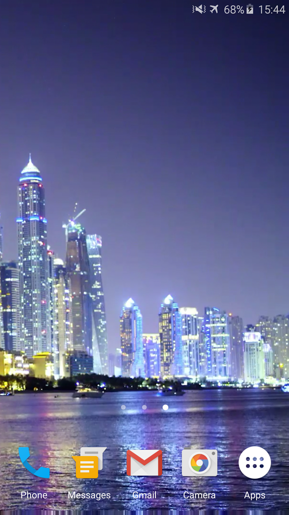 Video Live Wallpaper Pro Free - Dubai City At Night - HD Wallpaper 