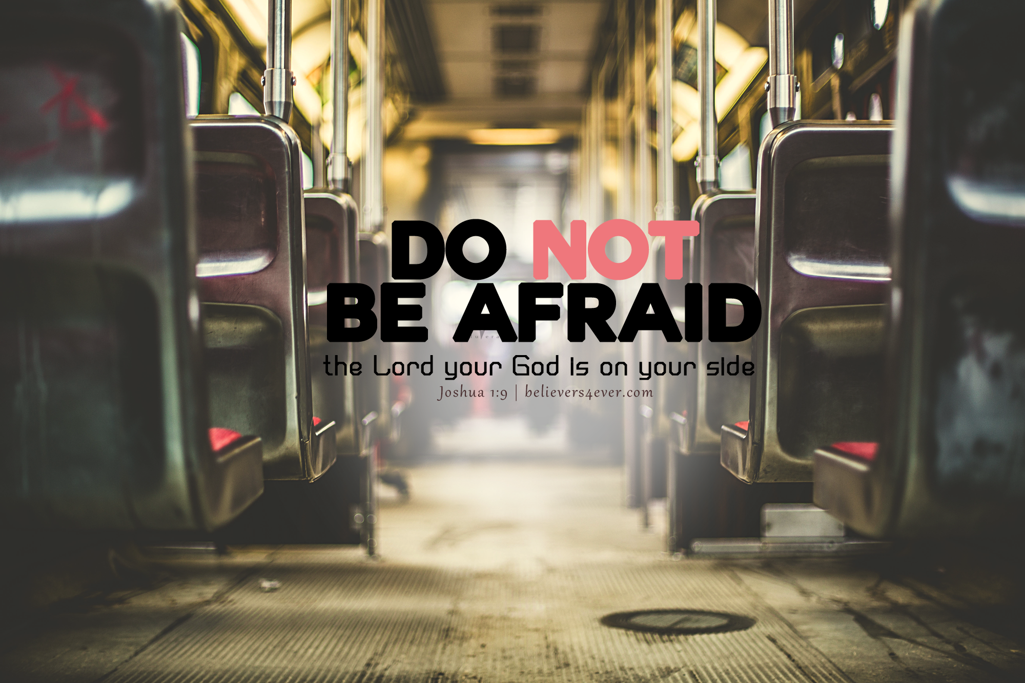 Do Not Be Afraid Joshua - Desktop Background Bible Verse Wallpaper For Desktop - HD Wallpaper 