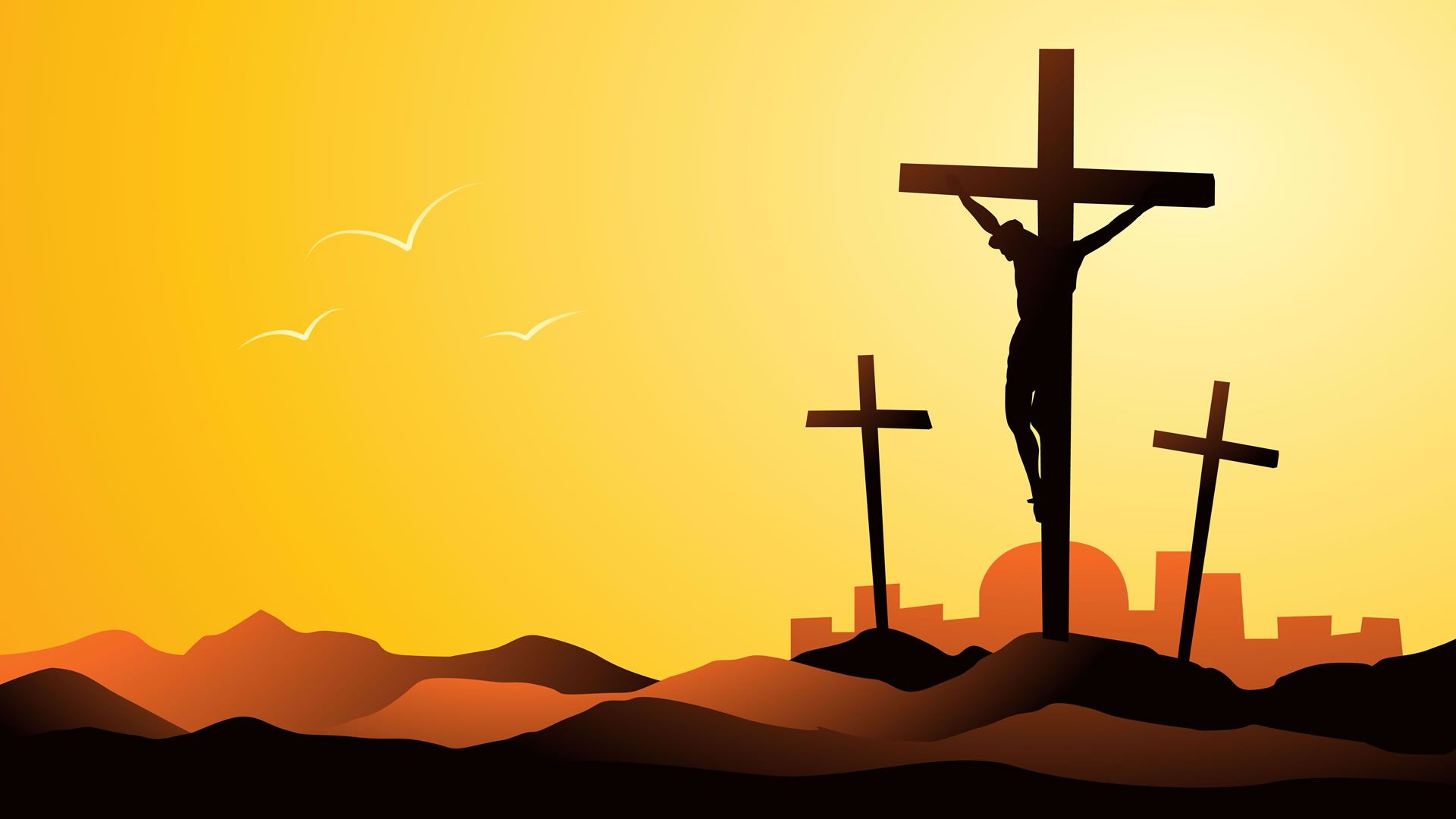 Crucifixion Wallpaper Unique Hdq Images - Jesus Crucified Background - HD Wallpaper 