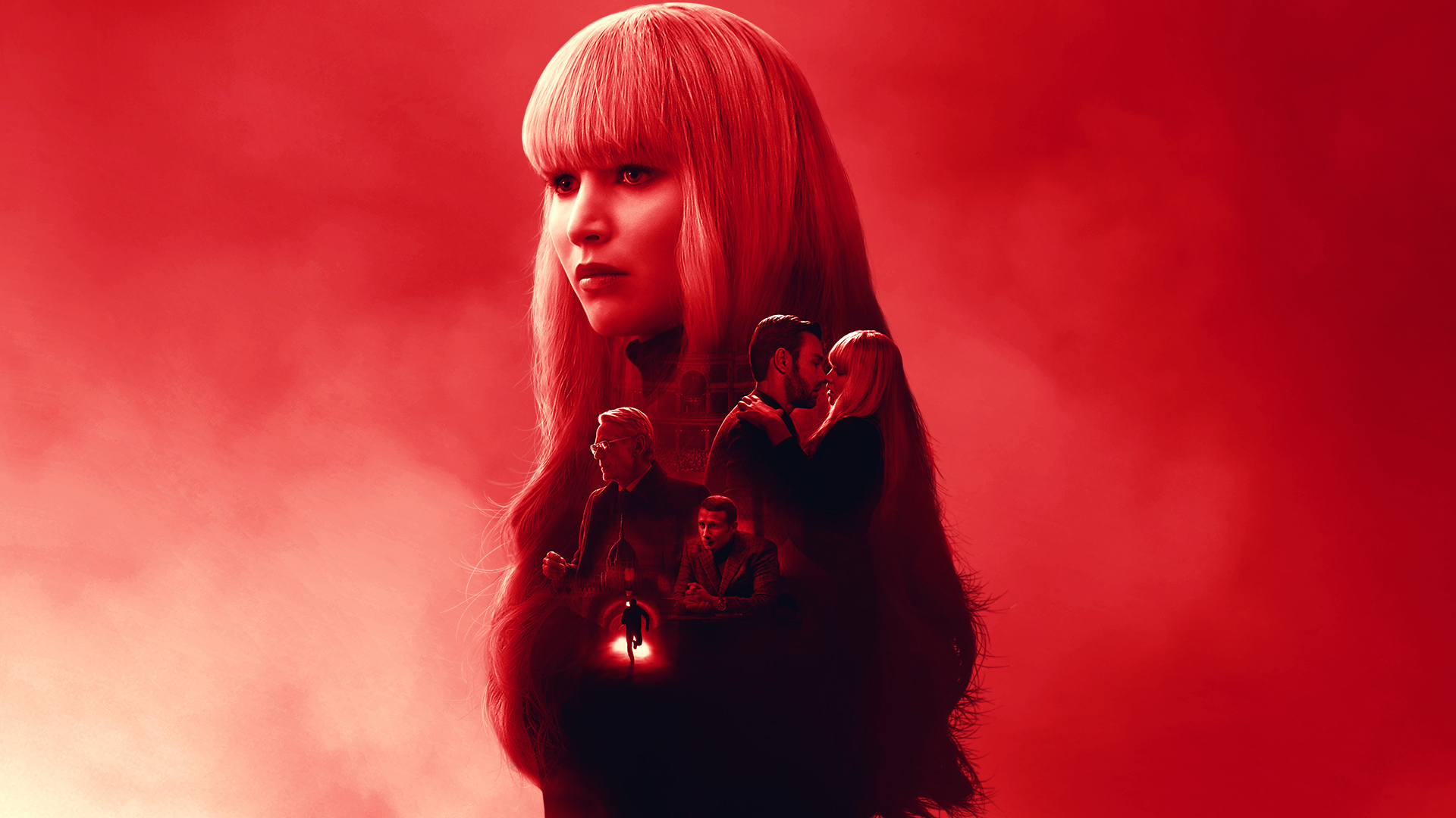 Red Sparrow Wallpaper - HD Wallpaper 