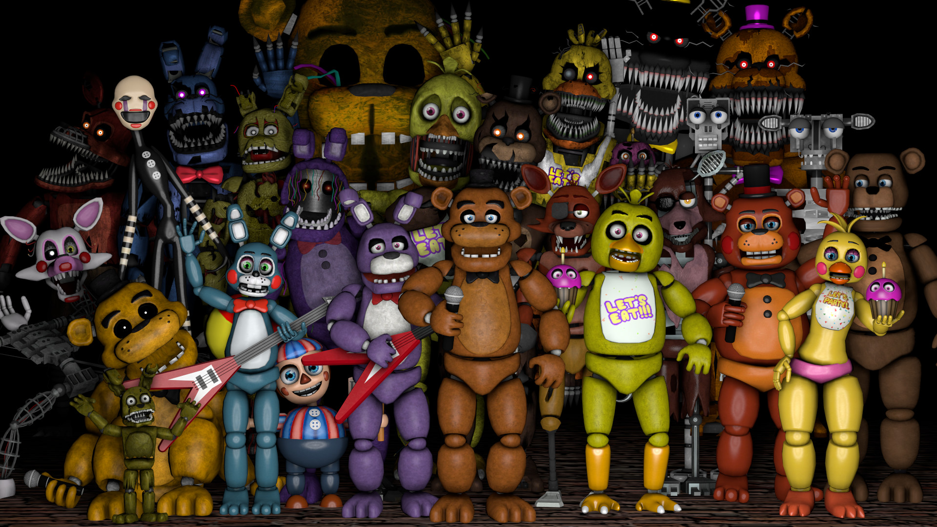 Five Nights At Freddy's Hd - HD Wallpaper 