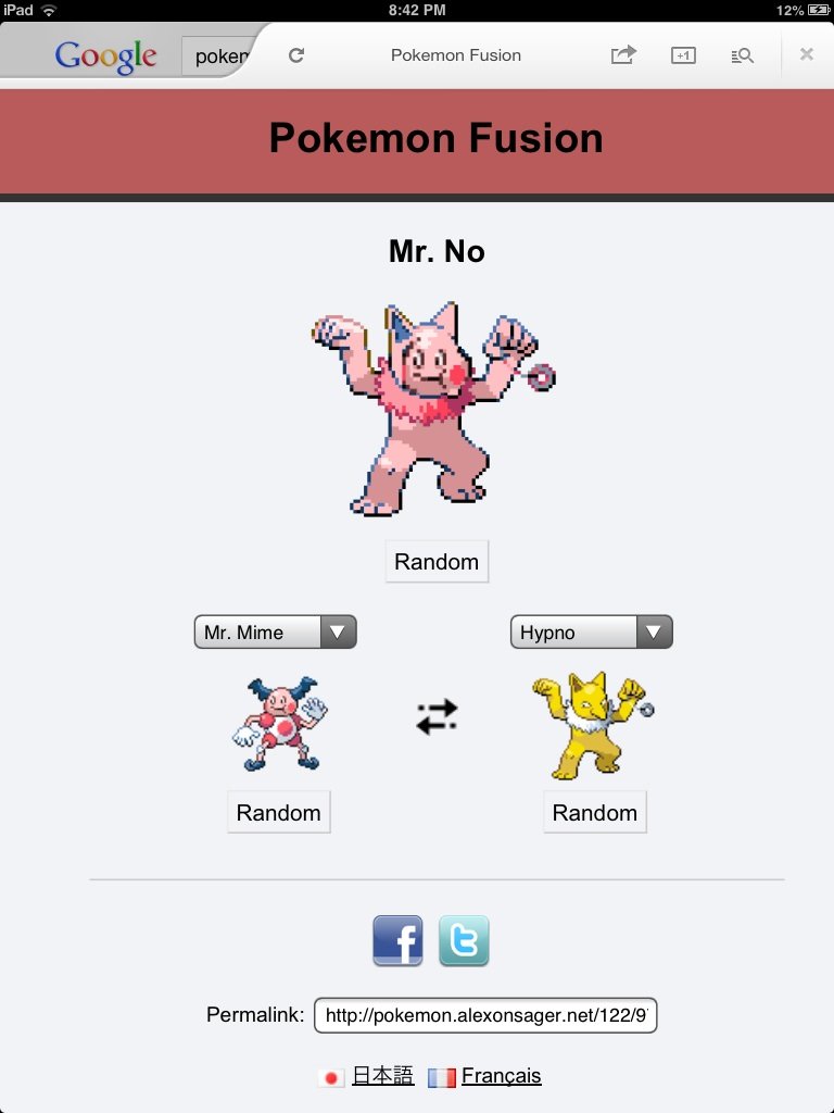 Pokemon Fusion Permalink - HD Wallpaper 