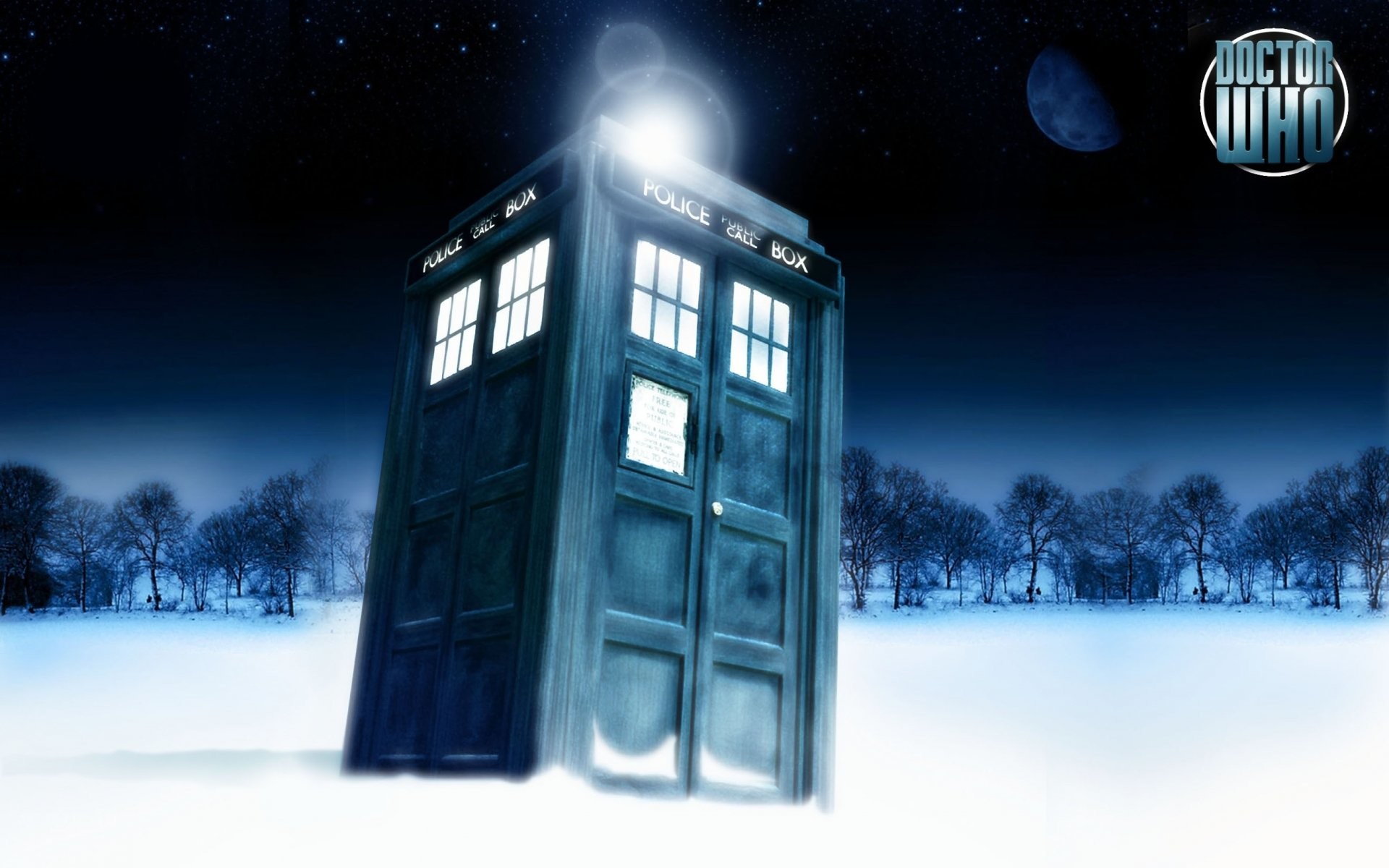 Doctor Who Tardis Wallpapers Hd Desktop And Mobile - Doctor Who Tardis Snow - HD Wallpaper 