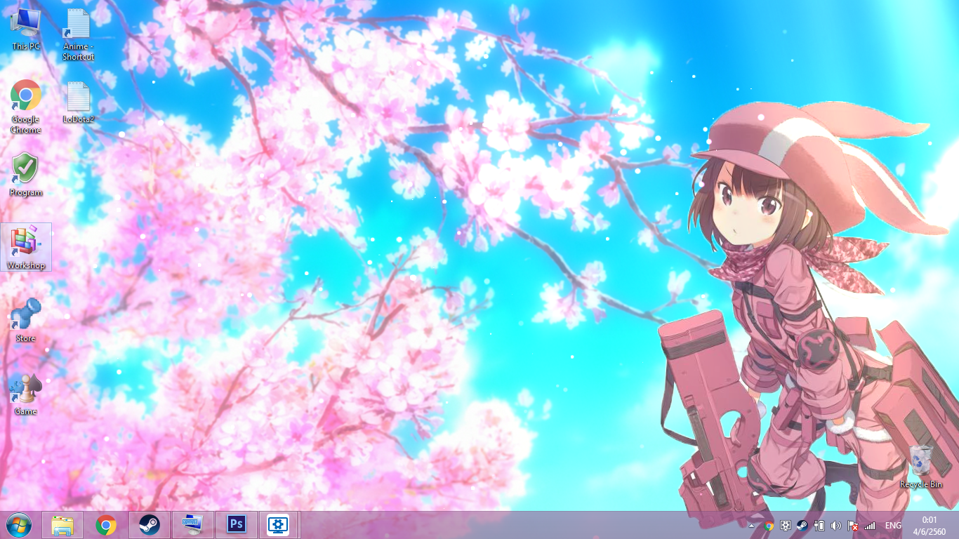Hd Wallpaper Cherry Blossom Anime - 1366x768 Wallpaper 