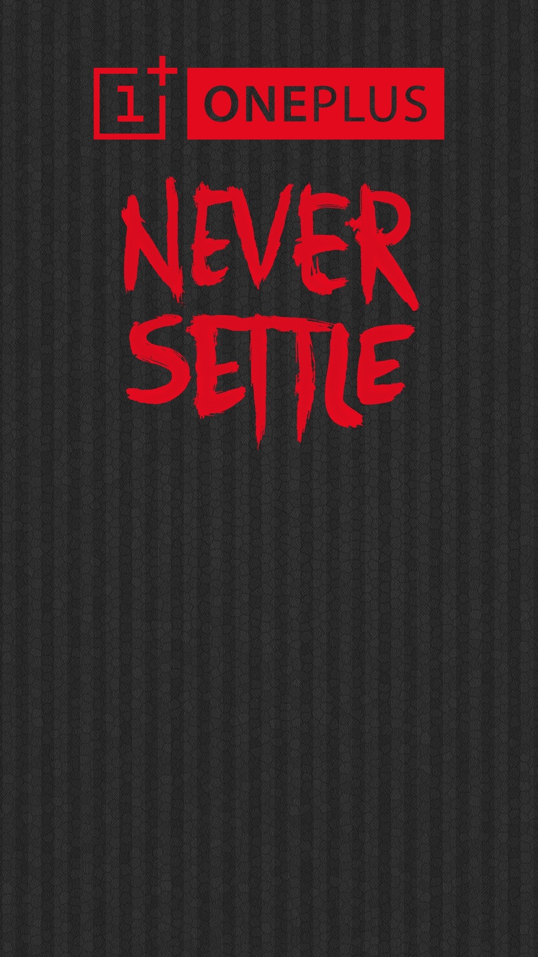 Download Oneplus One Lock Wall Black Red 1080 X 1920 - Oneplus Never Settle Wallpaper Hd - HD Wallpaper 