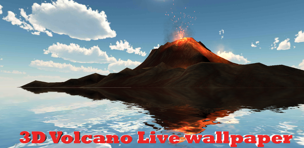 3d Volcano - HD Wallpaper 