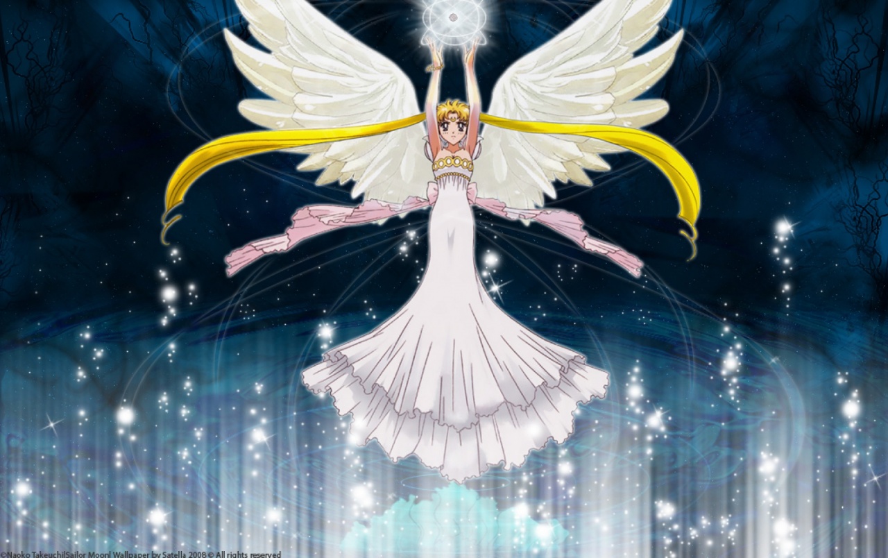 Sailor Moon 101 Wallpapers - Sailor Moon Princess Serenity Wings - HD Wallpaper 
