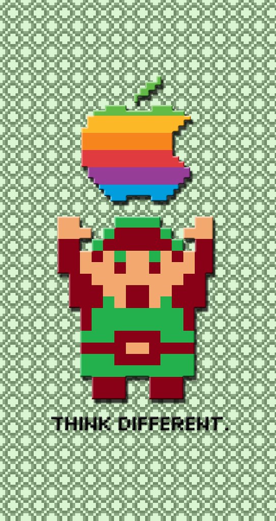 8 Bit Zelda Iphone - HD Wallpaper 