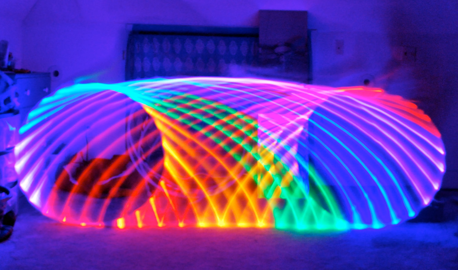 Oz Rainbow Polypro Hoop Led S By Grayskyeclectic On - Light - HD Wallpaper 