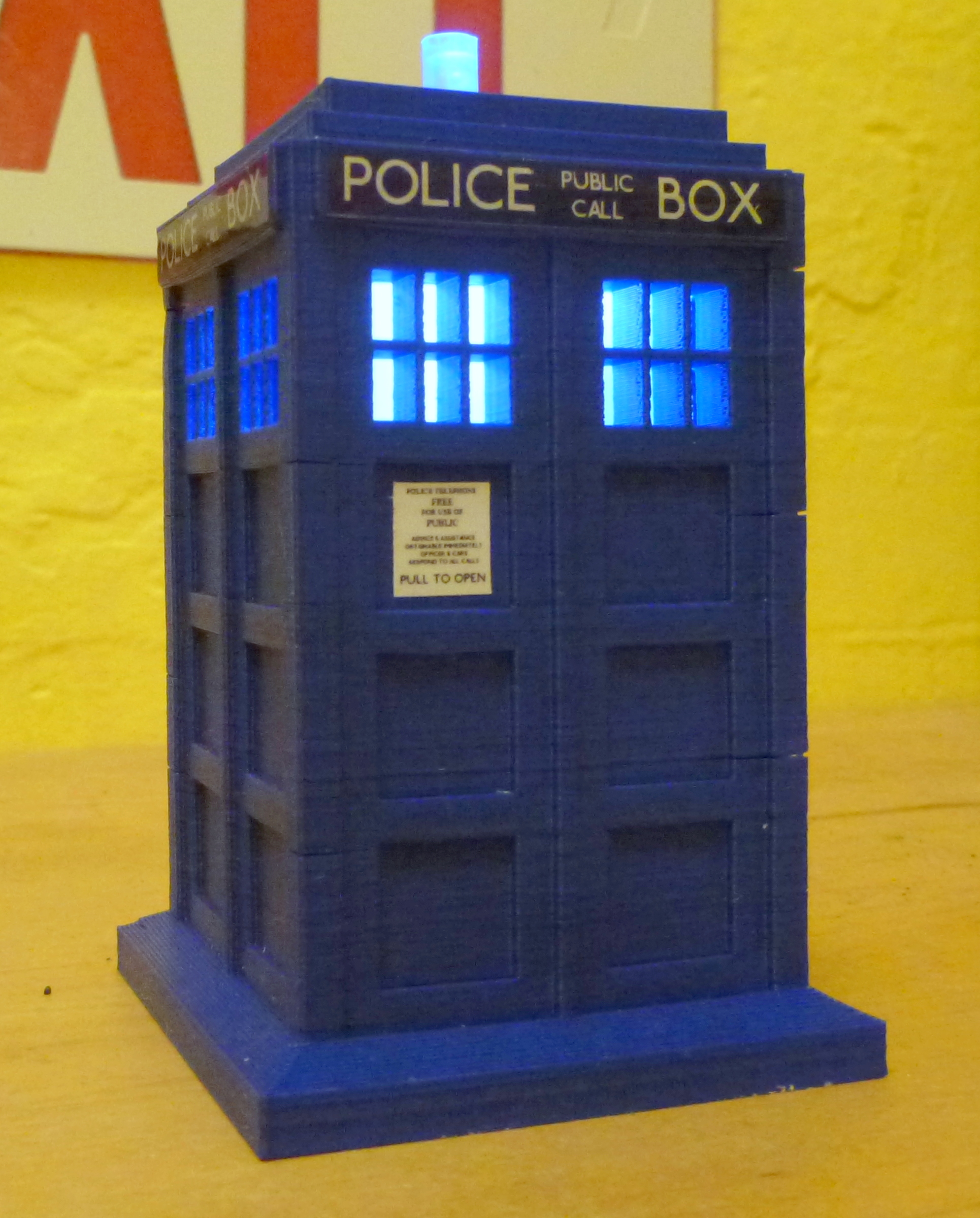 Doctor Who Tardis 3d Printed - HD Wallpaper 