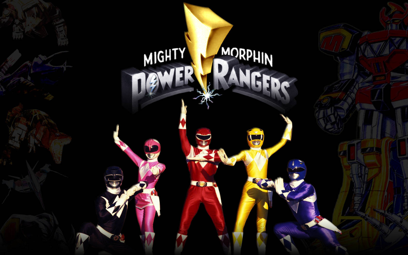 Power Rangers Live Wallpaper - Mighty Morphin Power Rangers 1080p - HD Wallpaper 