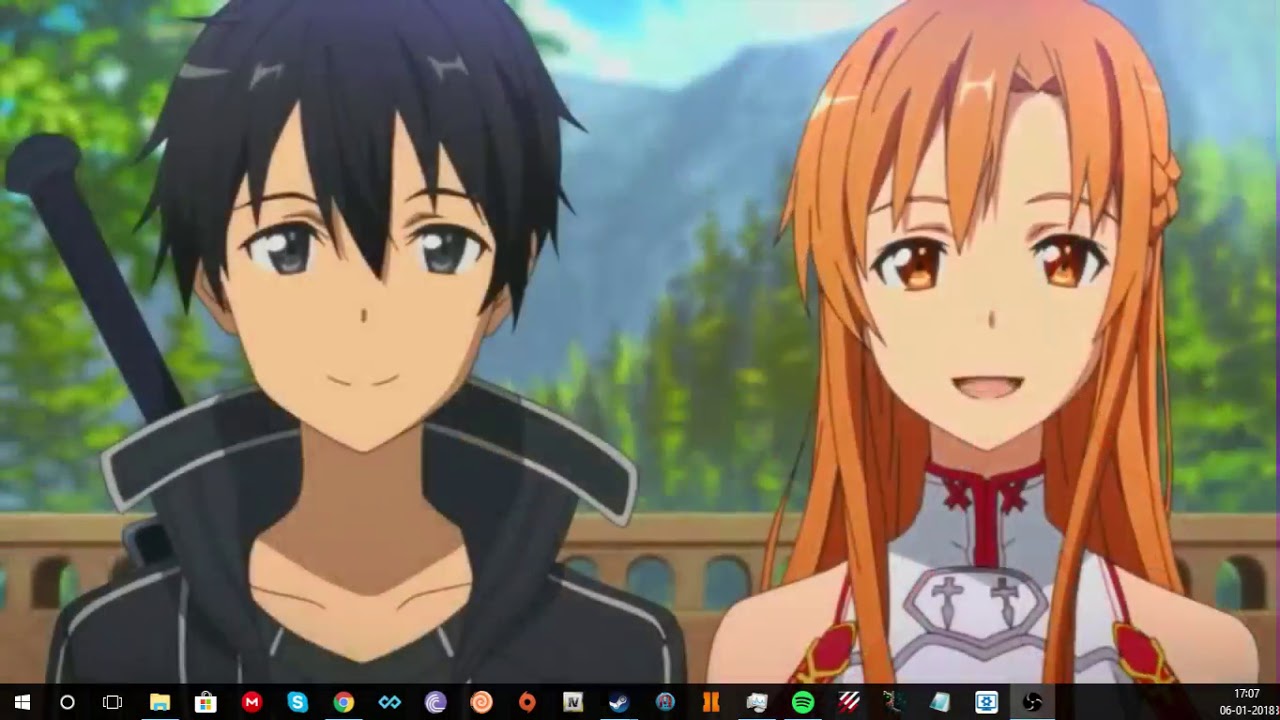 Sao Live Wallpaper-38wz7cs - Asuna And Kirito Face - HD Wallpaper 