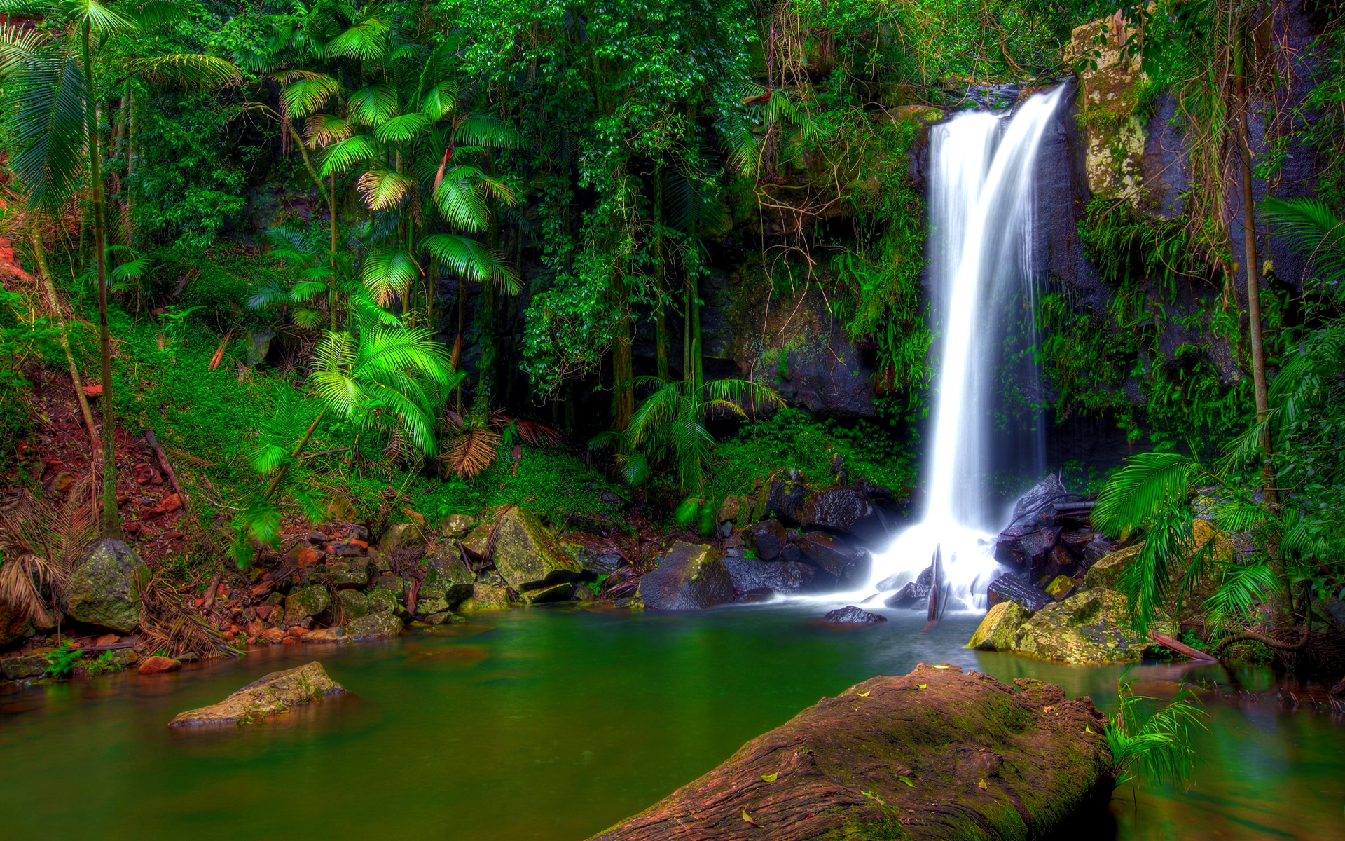 Waterfall - HD Wallpaper 