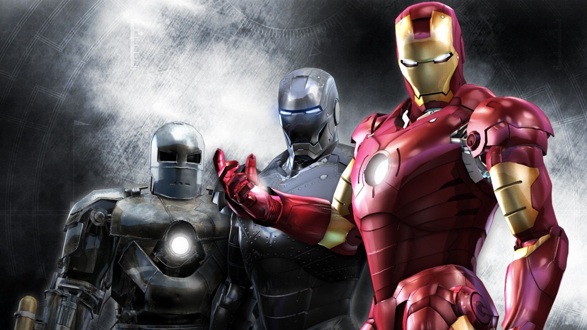 Iron Man 3 Suits Hd Wallpaper Background Images - Iron Man 1 Wallpaper Hd - HD Wallpaper 