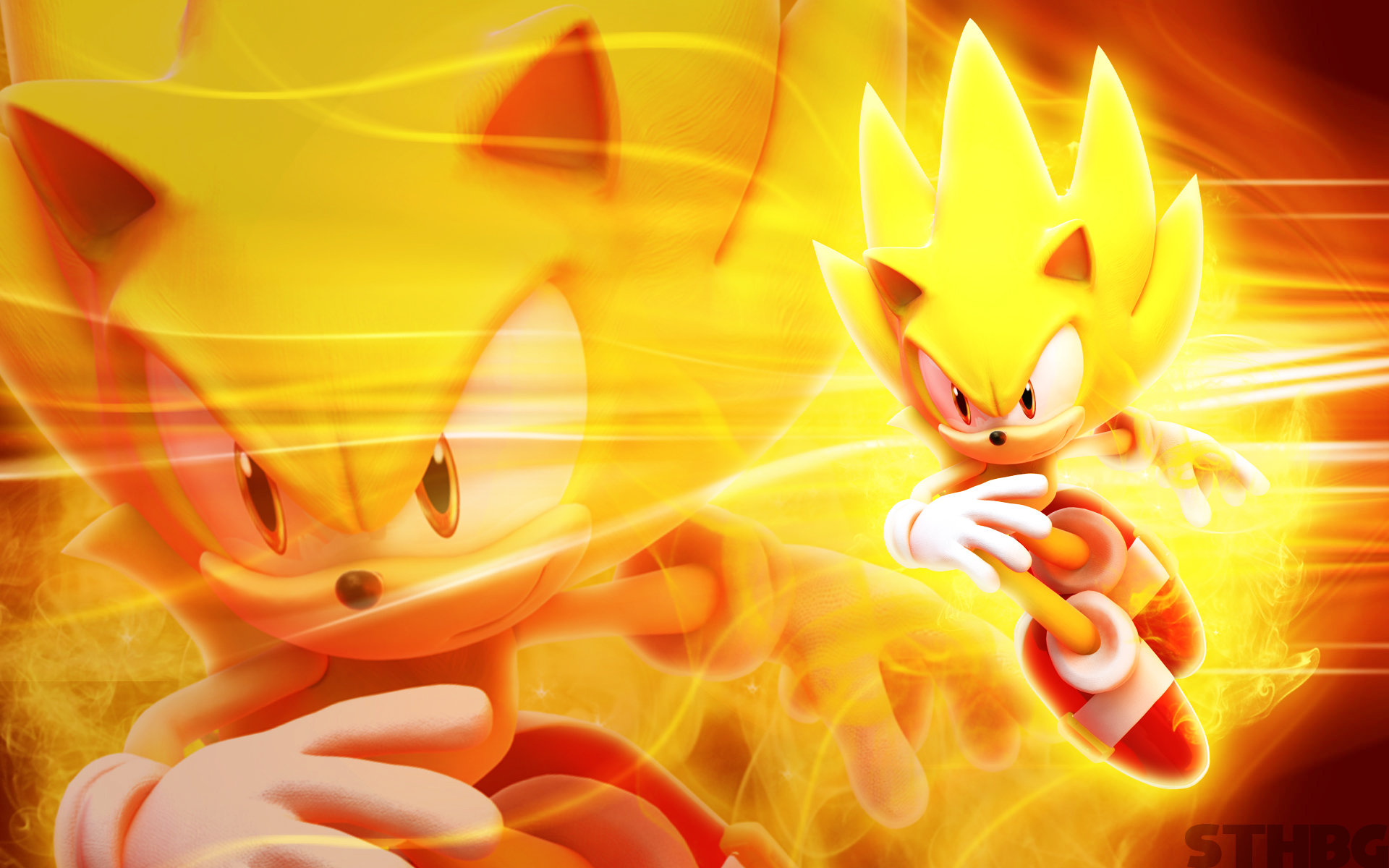 Free Super Sonic High Quality Background Id - Super Sonic Wallpaper 4k - HD Wallpaper 
