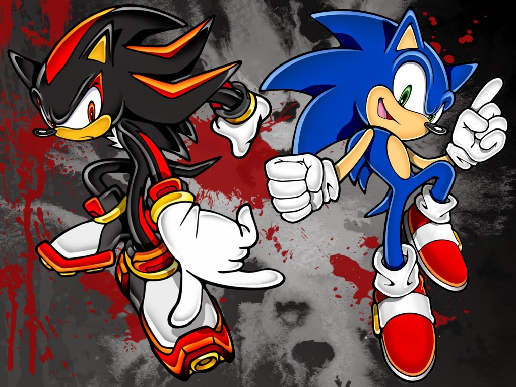 Sonic And Shadow Wallpaper Very Good - Sonic & Shadow - HD Wallpaper 