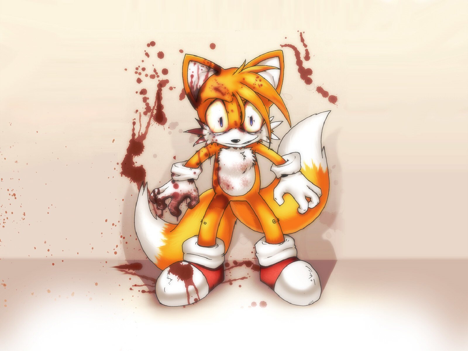 Yandere Tails X Sonic - HD Wallpaper 