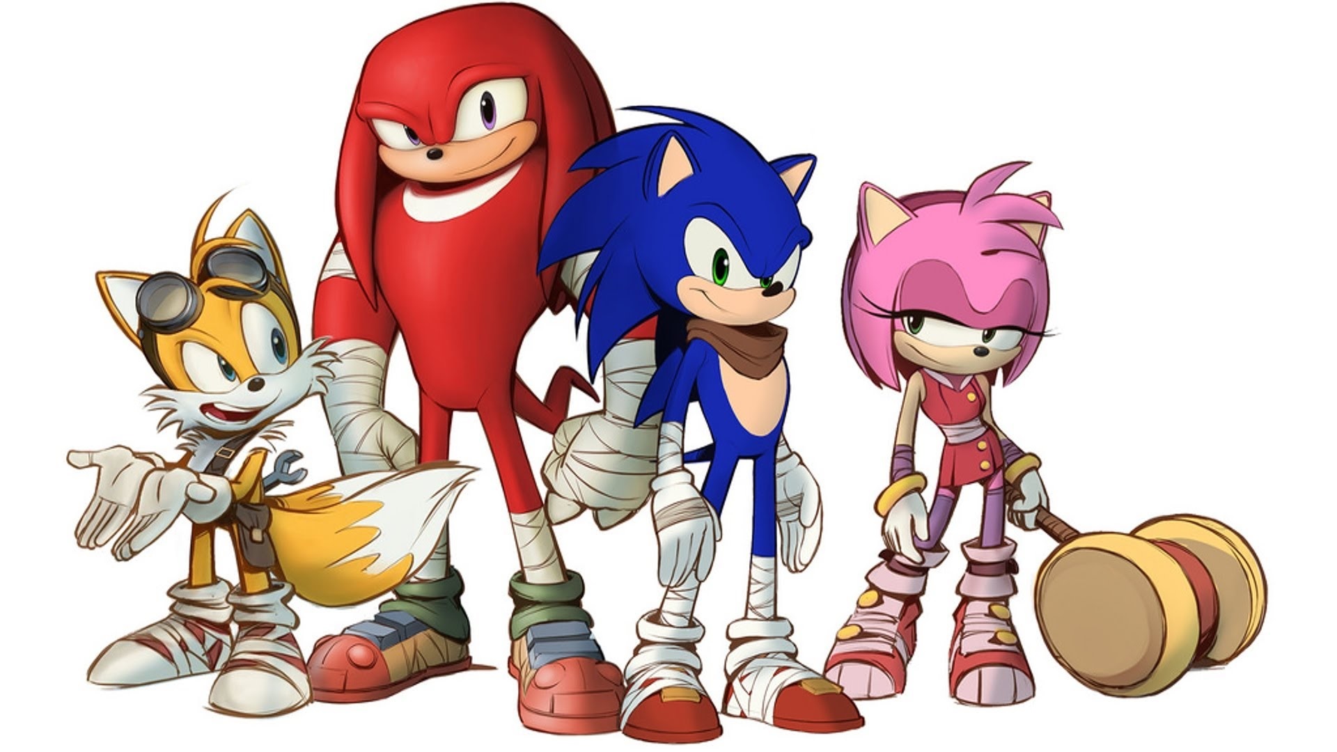 Sonic Boom Wallpaper - Sonic Cartoon - HD Wallpaper 