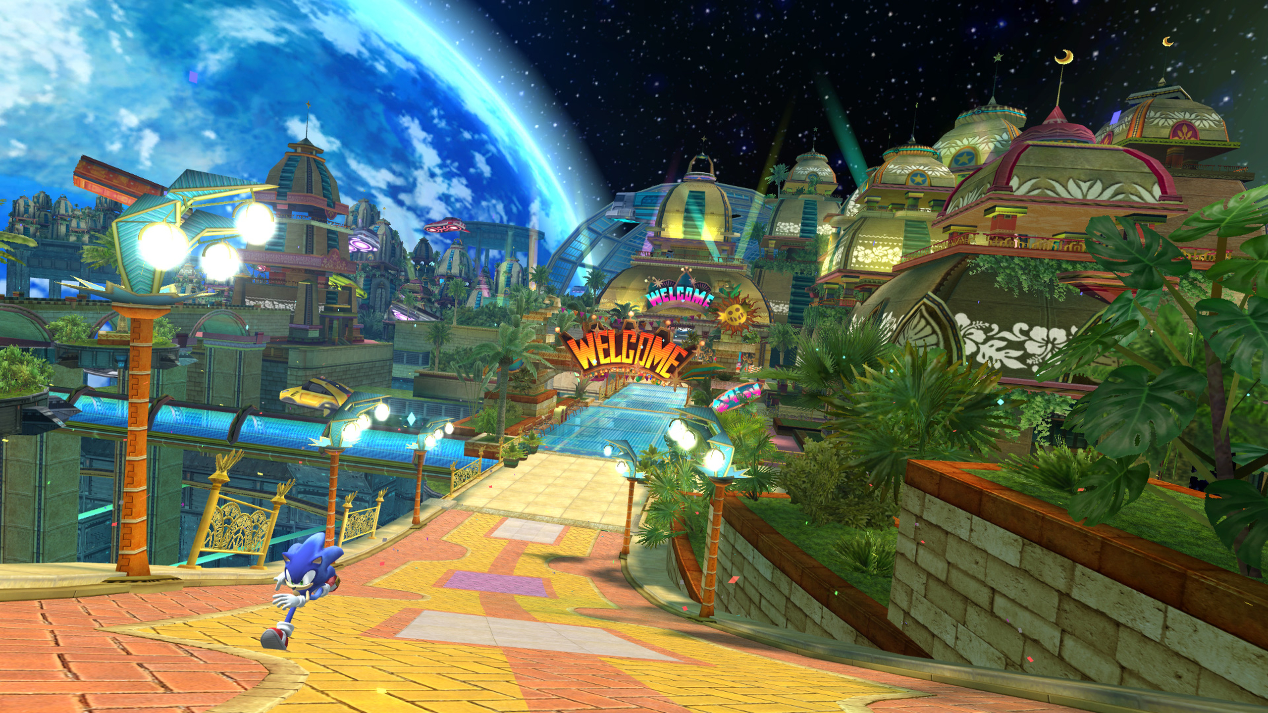 Tropical Resort High Resolution Screen - Tropical Resort Sonic Colors - HD Wallpaper 