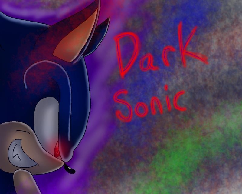 Dark Sonic Wallpaper - Creative Arts - HD Wallpaper 
