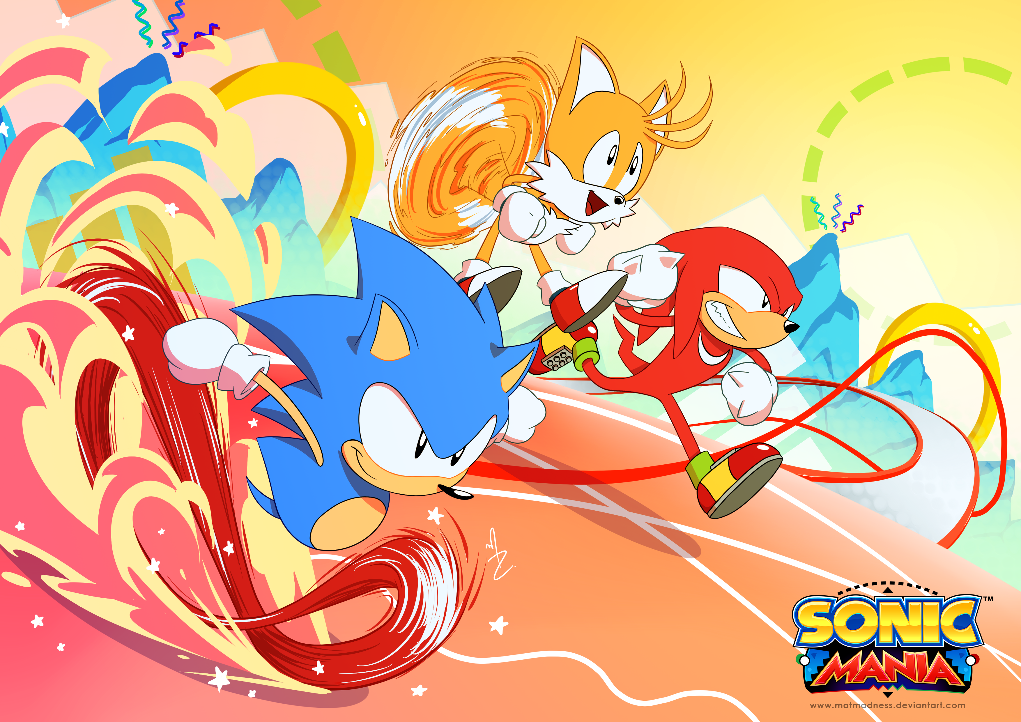 Sonic Mania - HD Wallpaper 