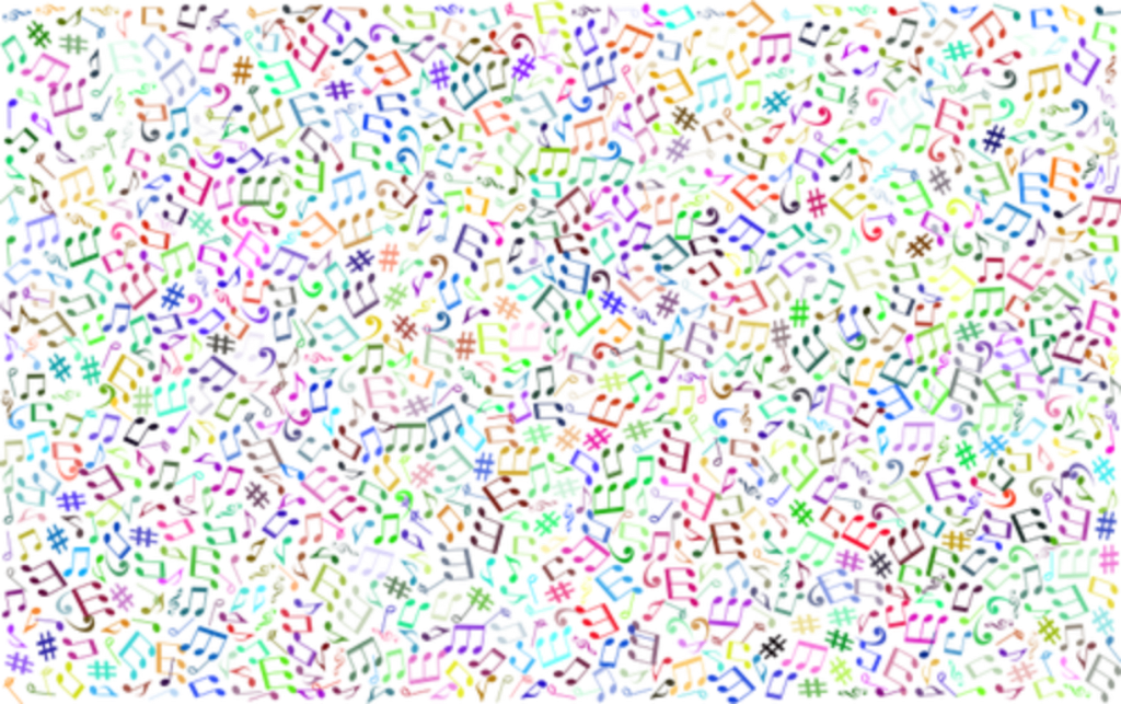 #musicalnotes #music #background #wallpaper #musical - Music Notes Background Free - HD Wallpaper 