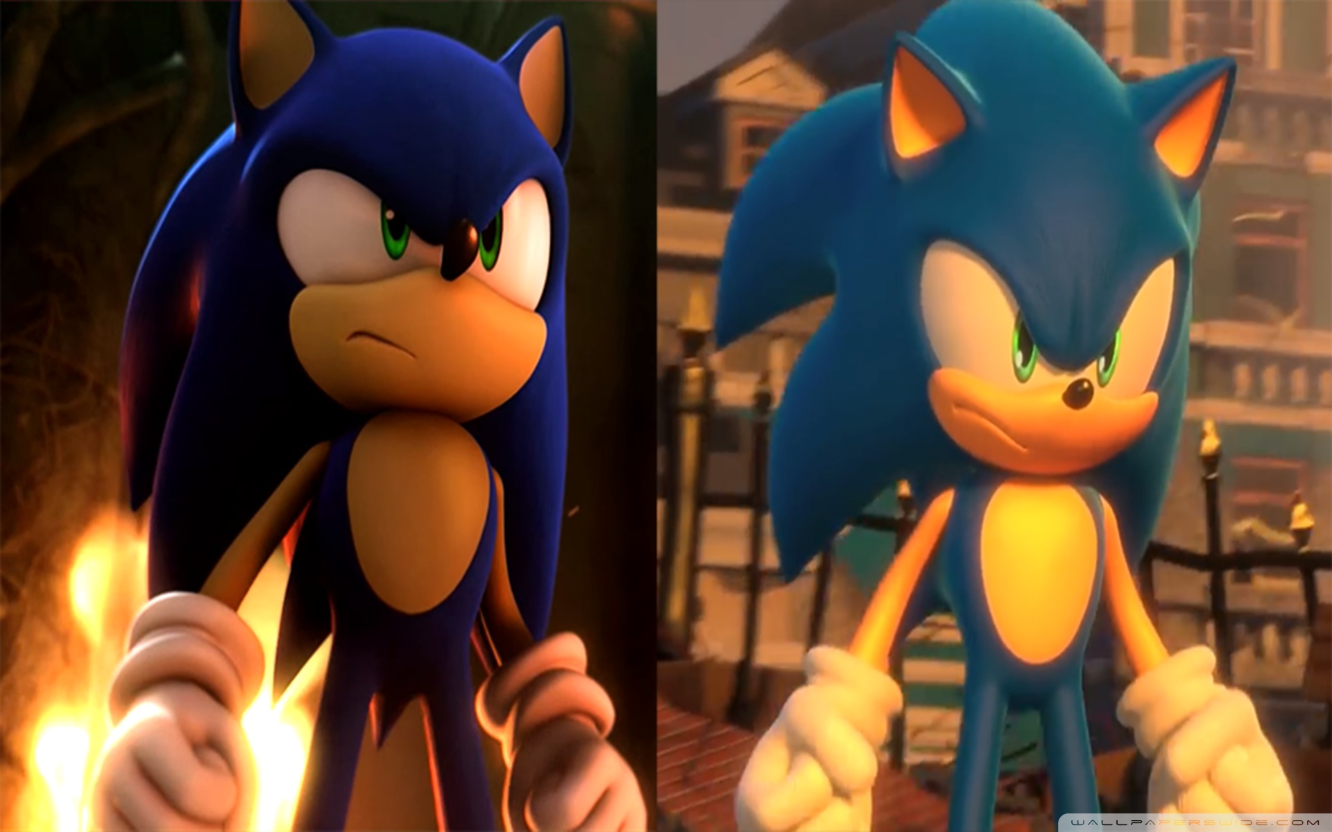Sonic Movie Vs Cartoon - HD Wallpaper 
