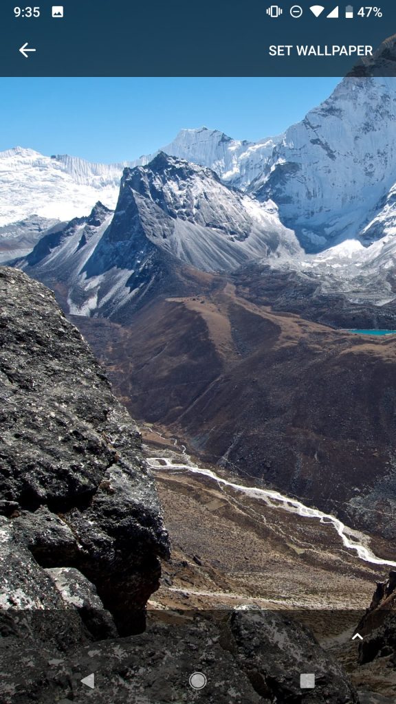 Set-wallpaper - Ama Dablam Kyubo Kharka Mountain Lake - HD Wallpaper 