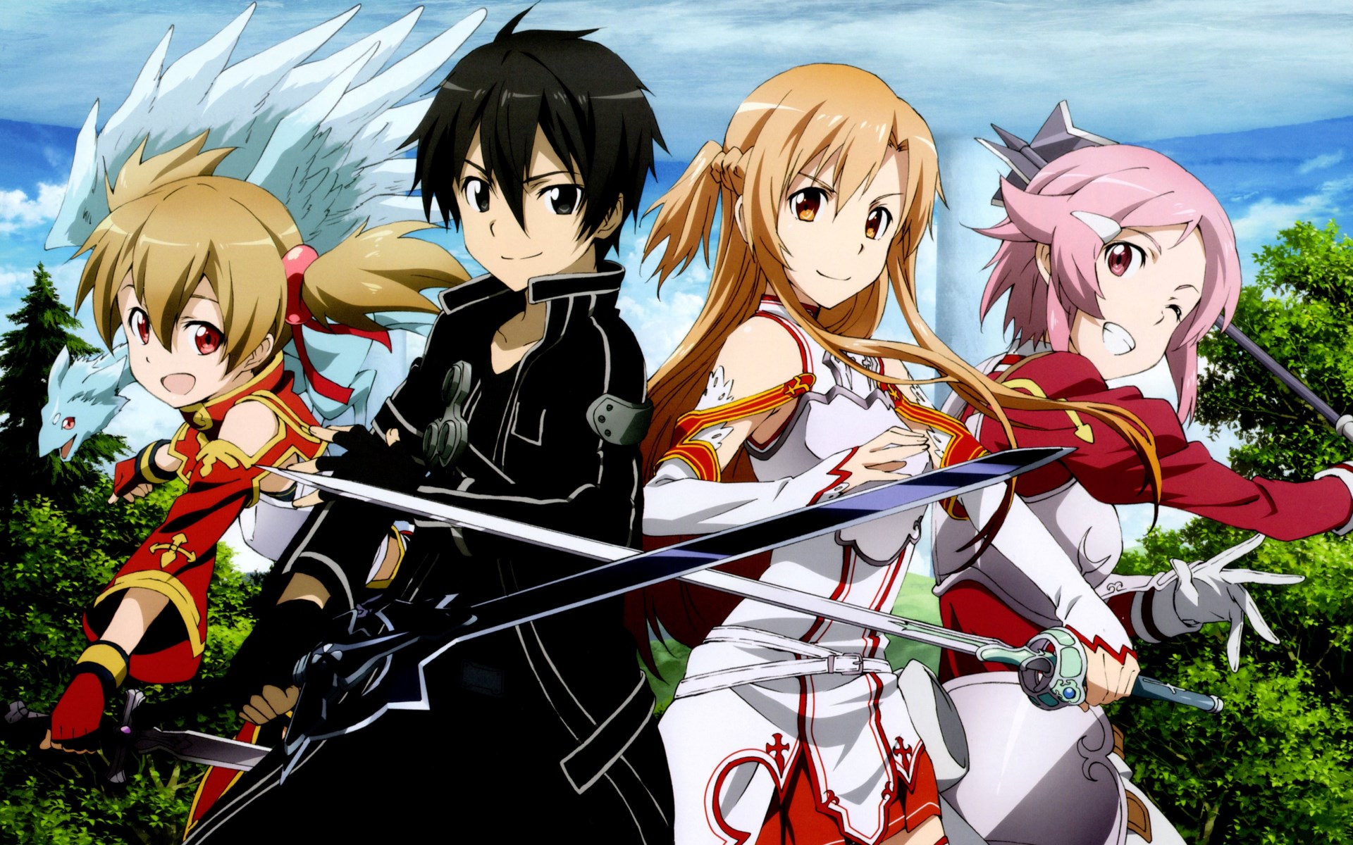 Kirigaya Kazuto And Yuuki Asuna - HD Wallpaper 