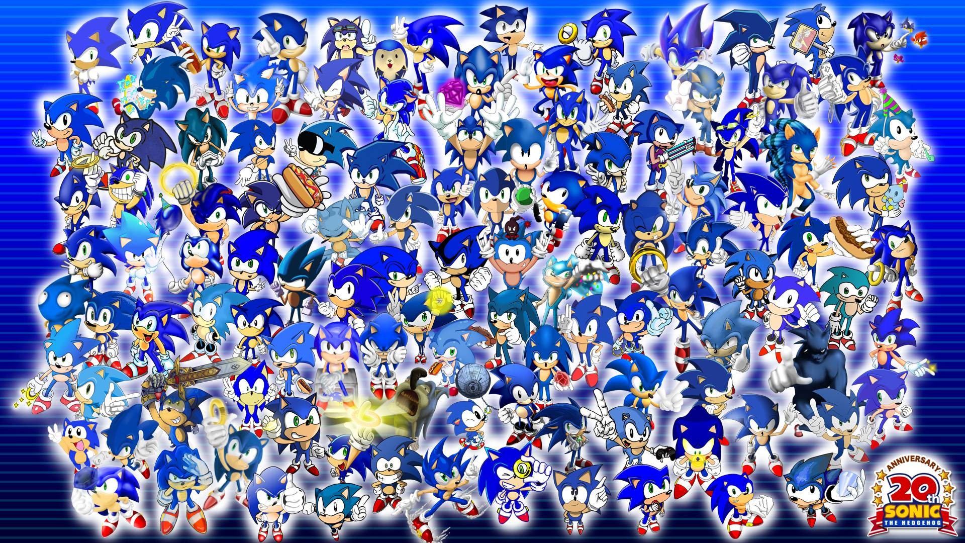 20 Sonic Wallpaper Sonic The Hedgehog Wallpaper Desktop - Cool Sonic The Hedgehog - HD Wallpaper 